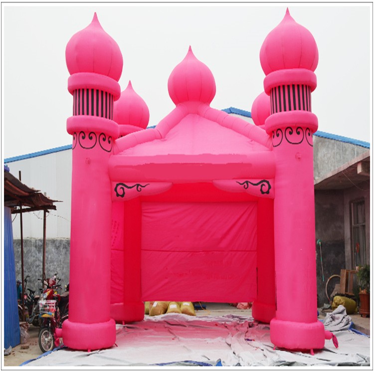 龙华粉色帐篷